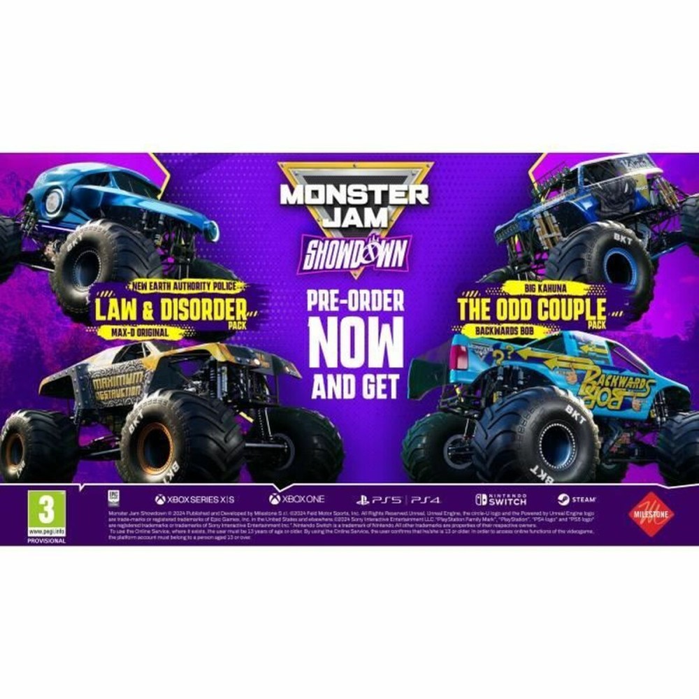 PlayStation 4 Videospiel Milestone Monster Jam Showdown