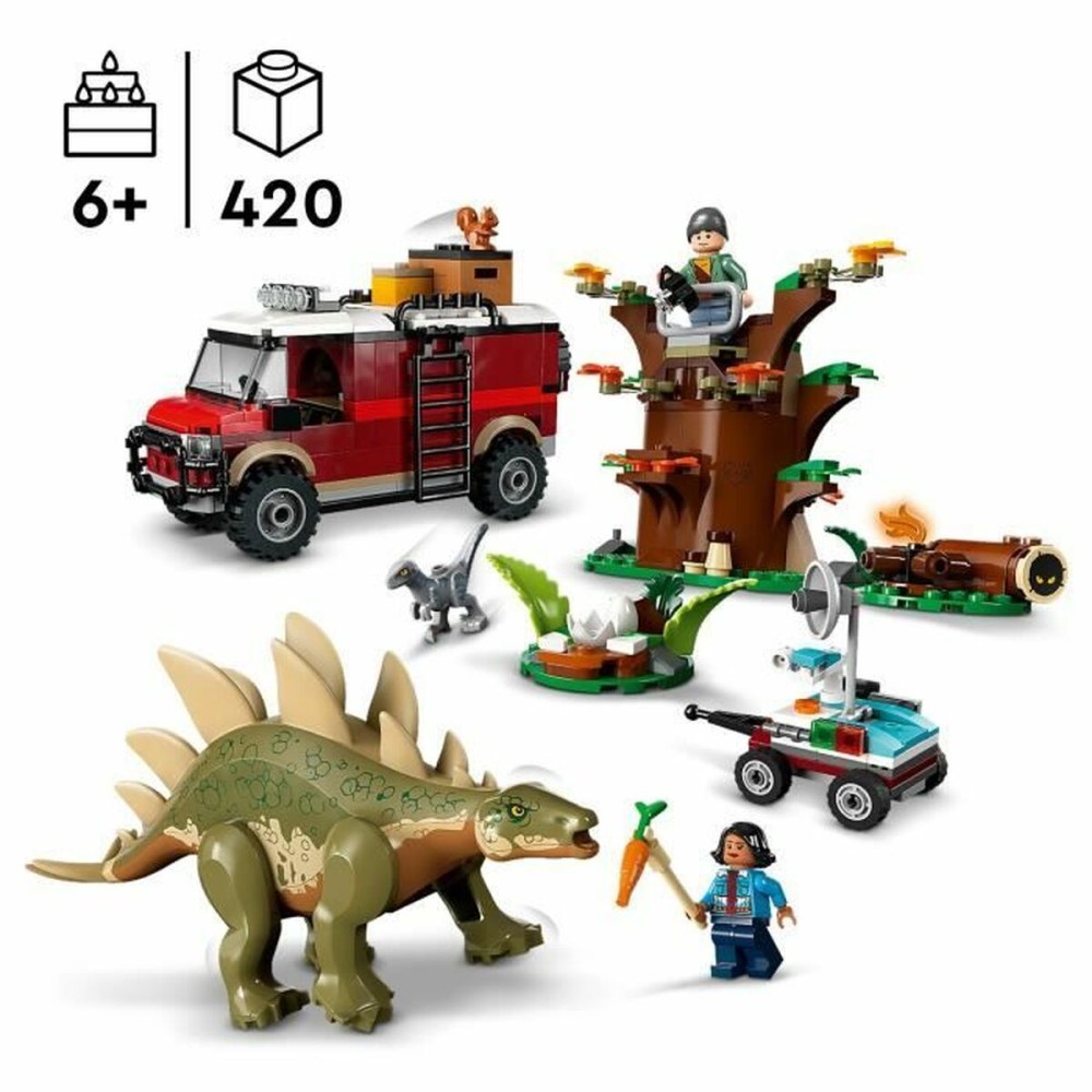 Construction set Lego 76965 Dinosaur Missions: Stegosaurus Discovery 420 Pieces