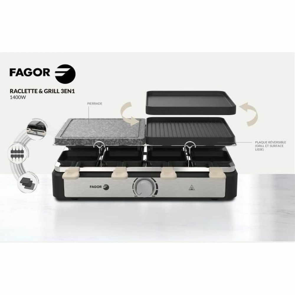 Grill hotplate Fagor FGRG8