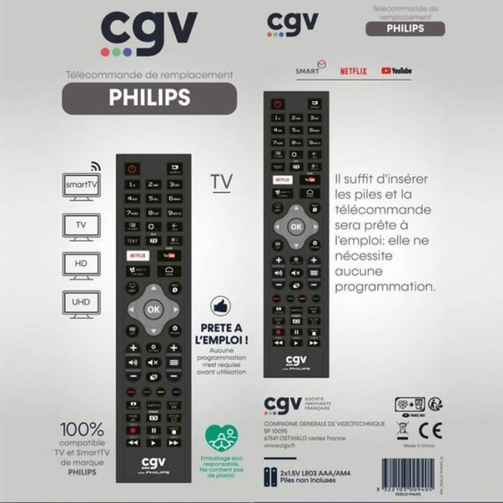 Télécommande Universelle CGV