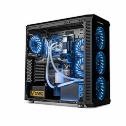 Boîtier ATX semi-tour Nox NXHUMMERTGX RGB Noir