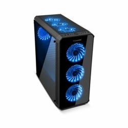 Boîtier ATX semi-tour Nox NXHUMMERTGX RGB Noir