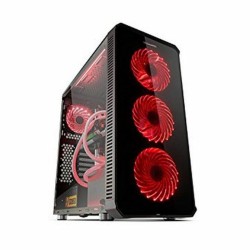 Boîtier ATX semi-tour Nox NXHUMMERTGX RGB Noir