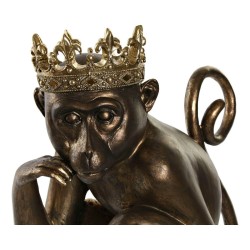 Figurine Décorative DKD Home Decor MONKEY Doré Résine (Reconditionné A)