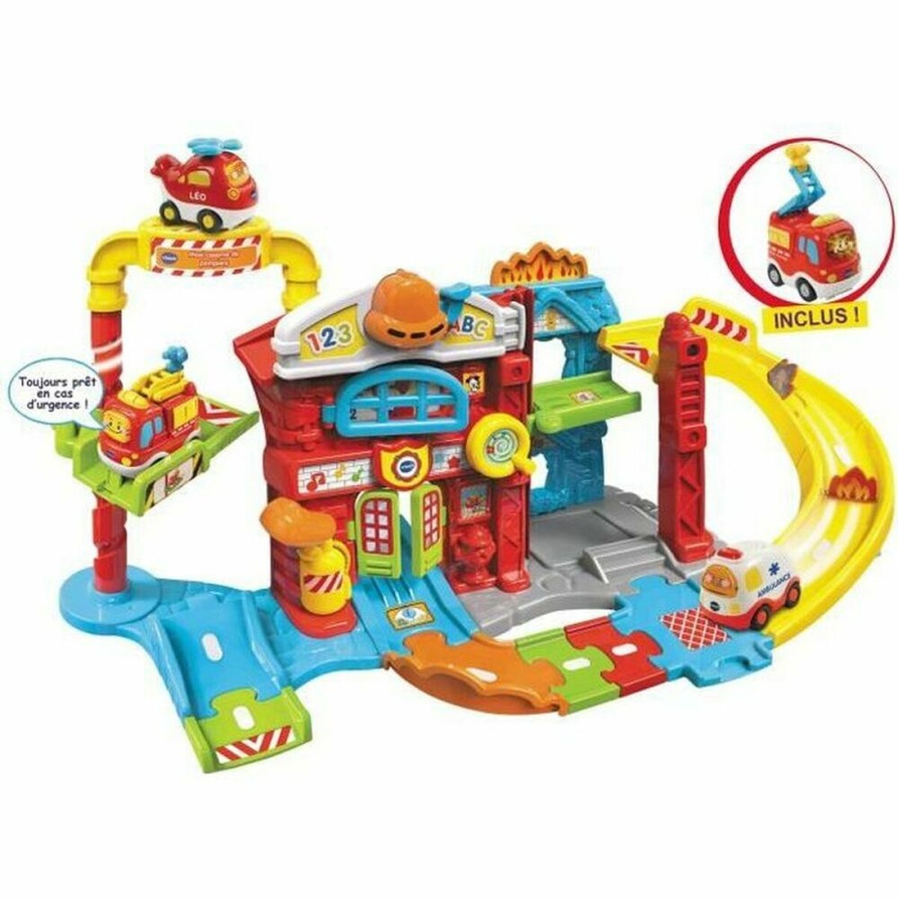 Spielset Fahrzeuge Vtech Maxi Fire Station mit ton (FR)