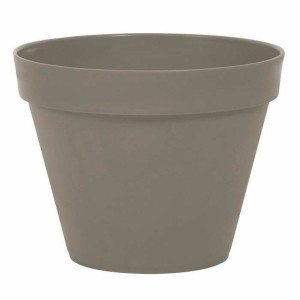 Plant pot EDA   Ø 30 x 26 cm Circular Taupe