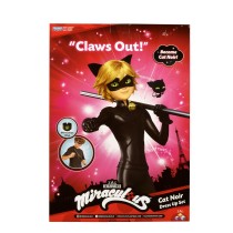 Costume for Children Miraculous: Tales of Ladybug & Cat Noir Transformation Set - Cat Noir 4 Pieces Black Multicolour