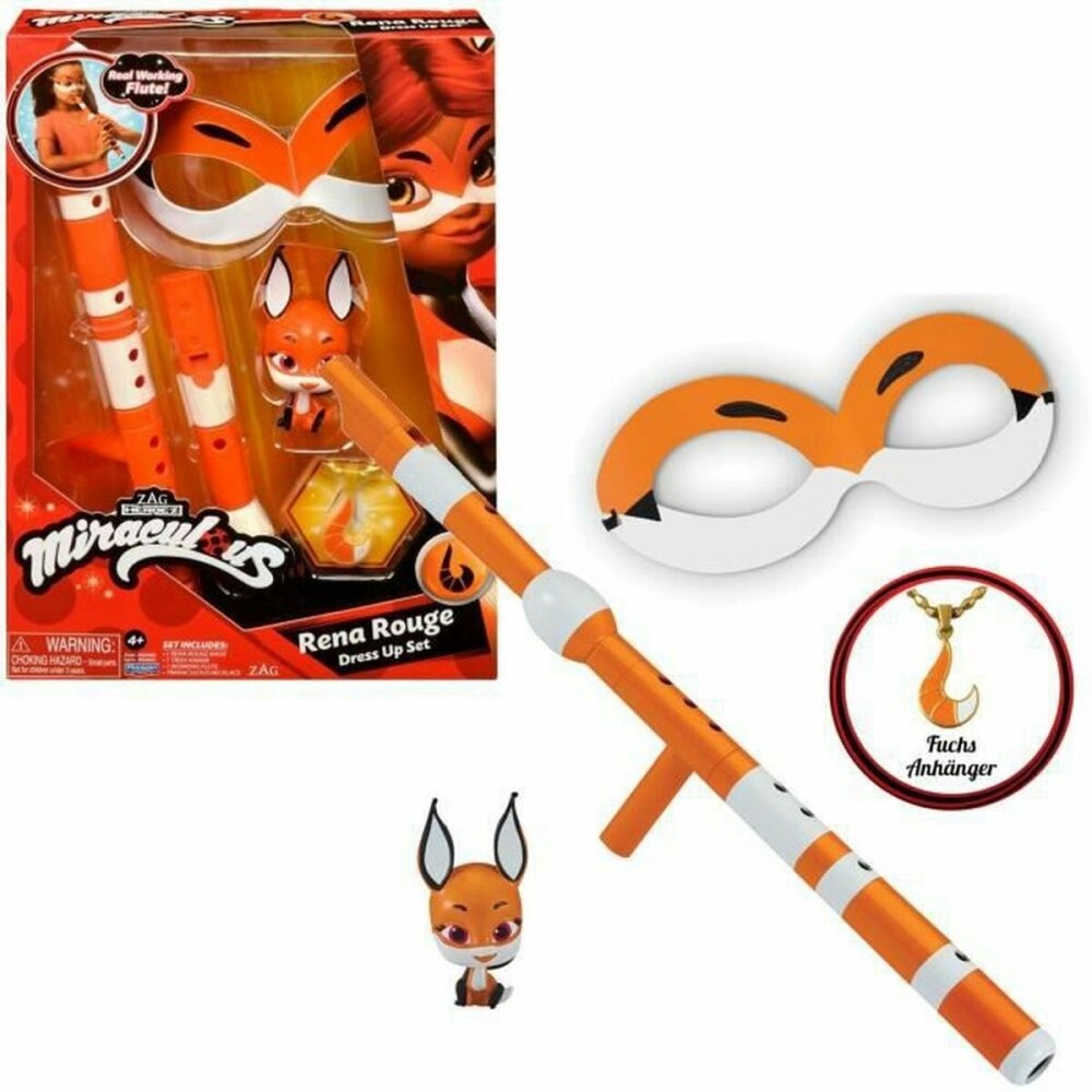 Déguisement pour Enfants Miraculous: Tales of Ladybug & Cat Noir Transformation Set - Rena Rouge Orange 4 Pièces