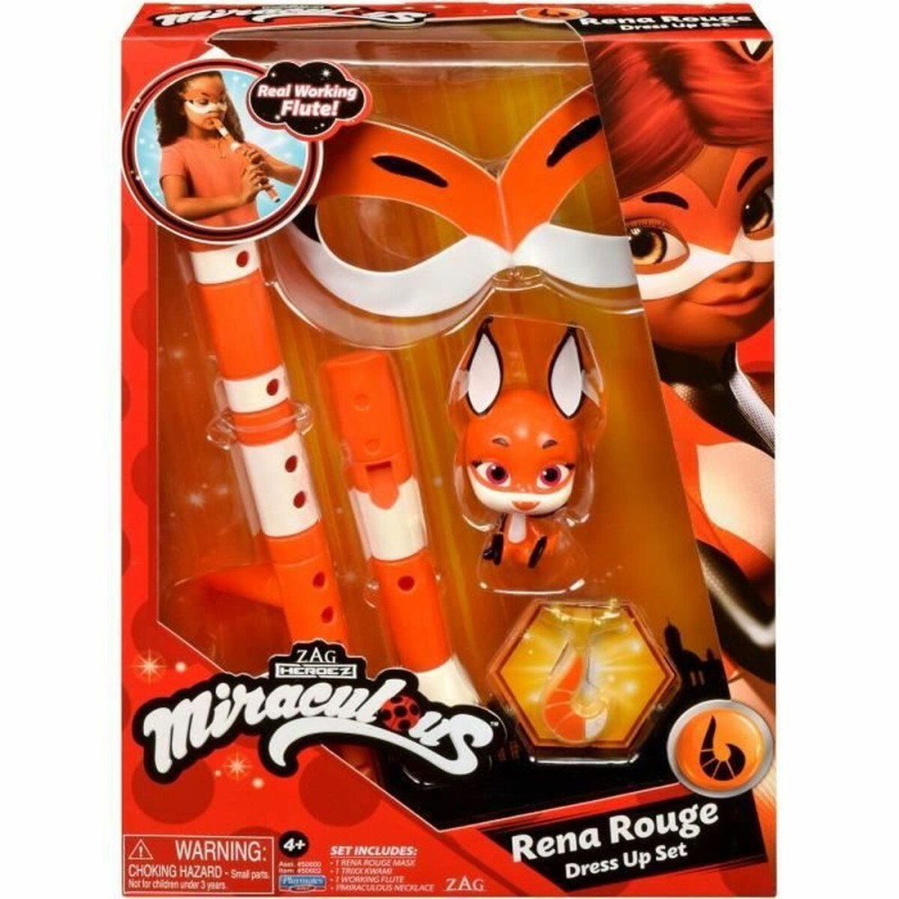 Verkleidung für Kinder Miraculous: Tales of Ladybug & Cat Noir Transformation Set - Rena Rouge Orange 4 Stücke