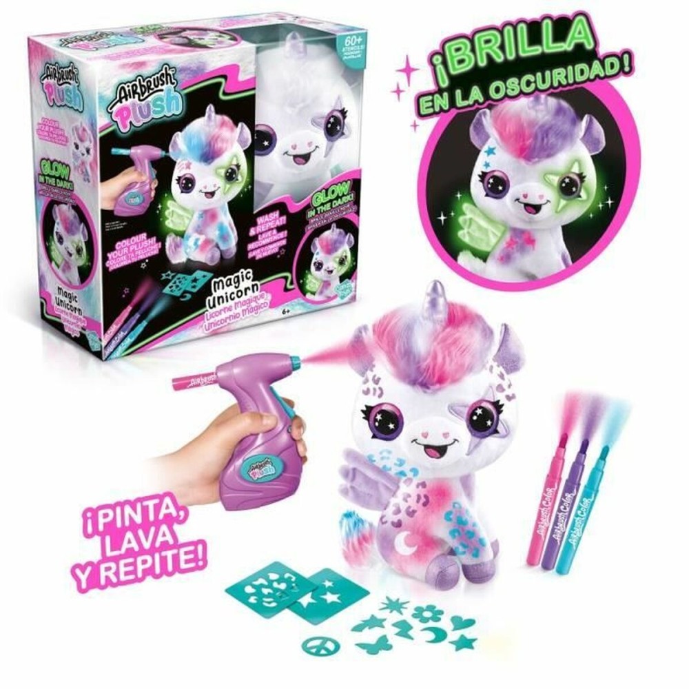 Illuminated Unicorn Canal Toys White Multicolour