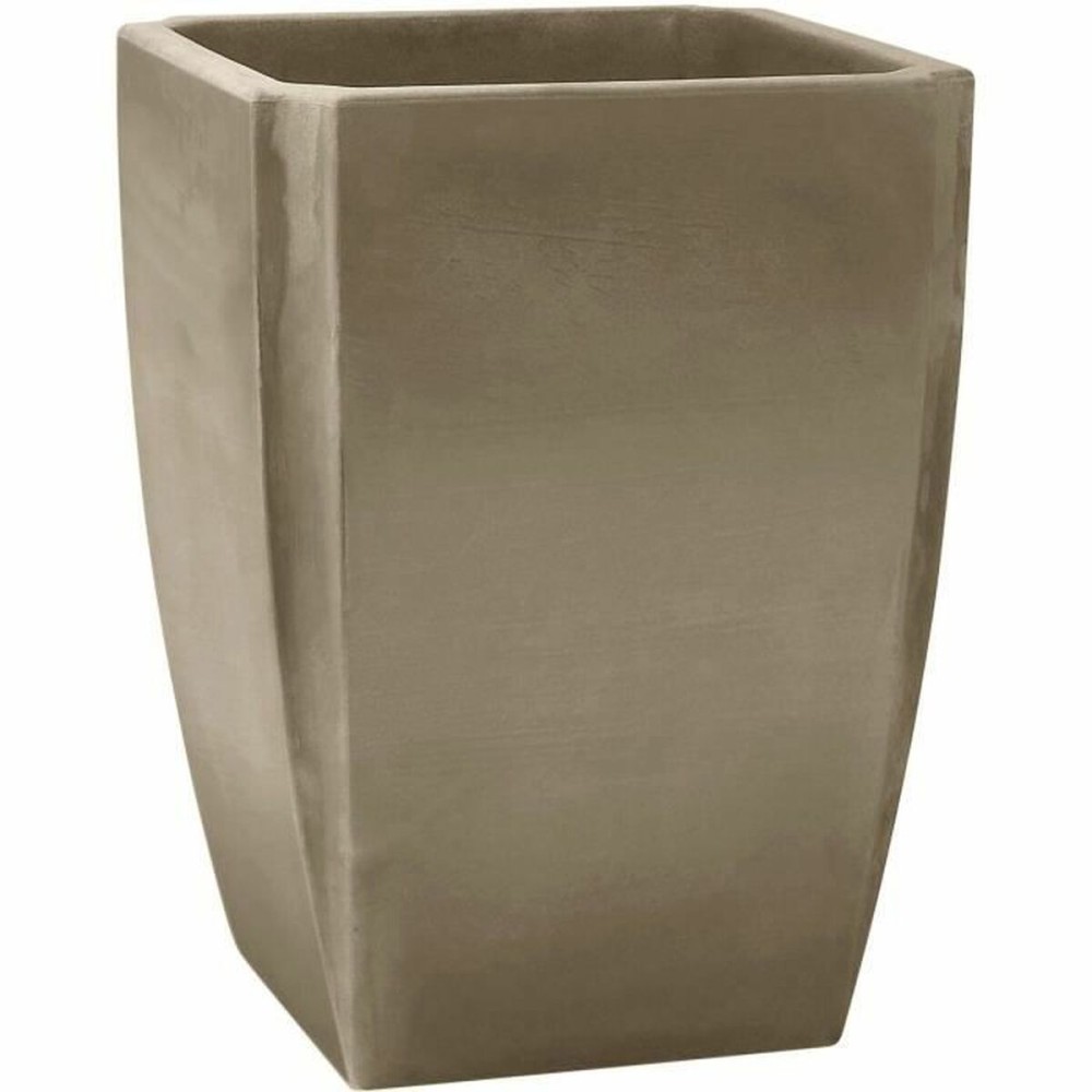 Pot Ecolux Ø 47 cm Gris Plastique Carré