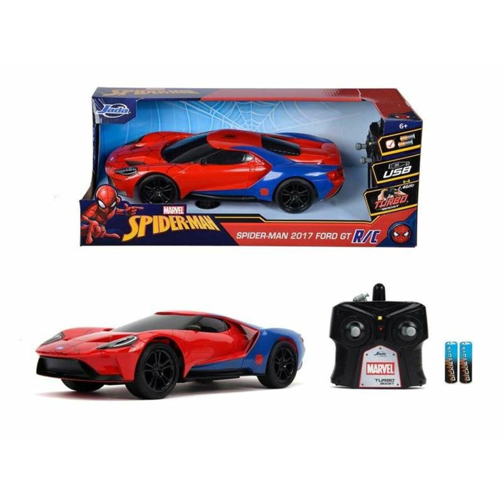 Voiture Télécommandée Simba Spiderman Rouge Multicouleur