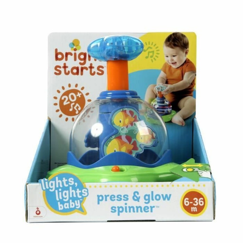 Baby-Spielzeug Bright Starts Musical Star Toy Press & Glow Spinner