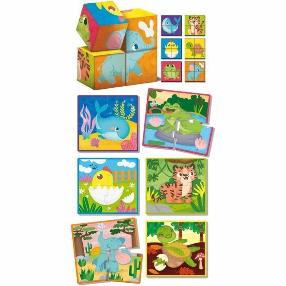 Jouet Educatif Lisciani Giochi Cubes & Puzzle