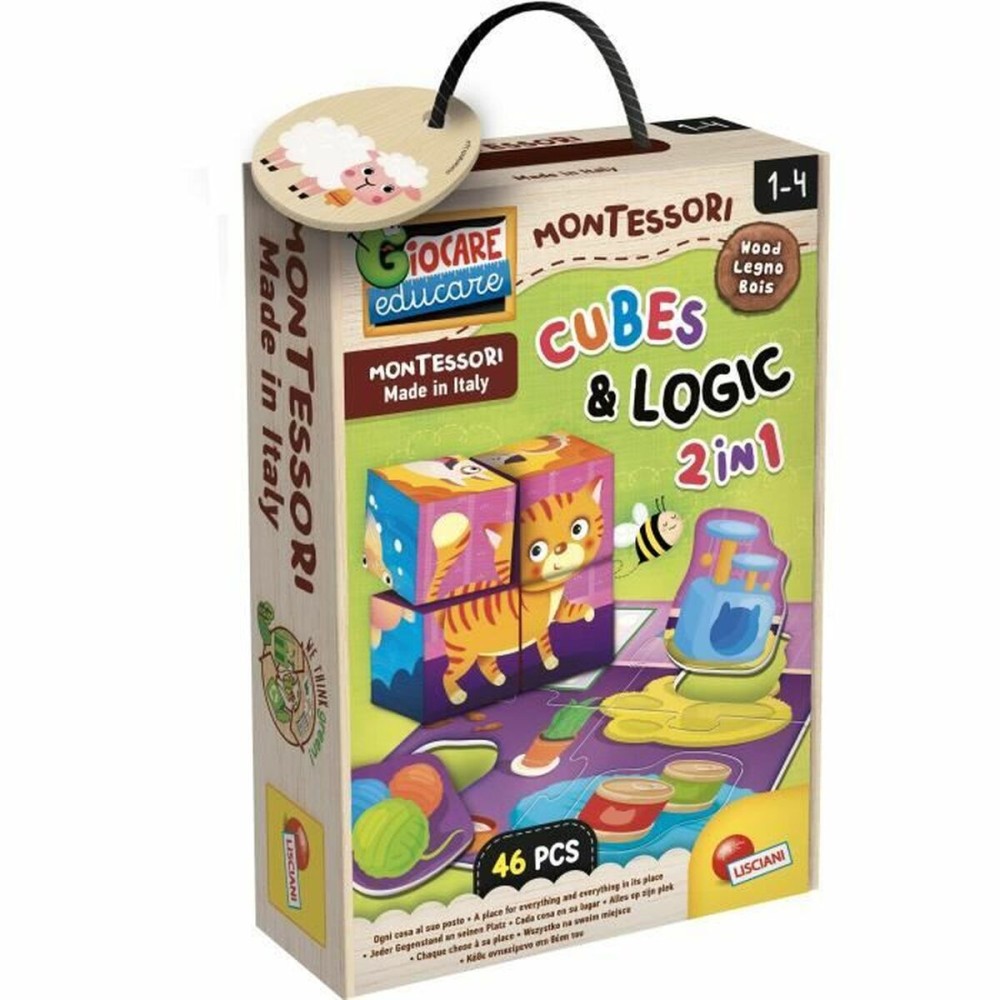 Lernspiel Lisciani Giochi Cubes & Logic 2 in1 (FR)