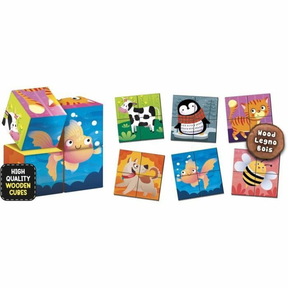 Jouet Educatif Lisciani Giochi Cubes & Logic 2 in1 (FR)