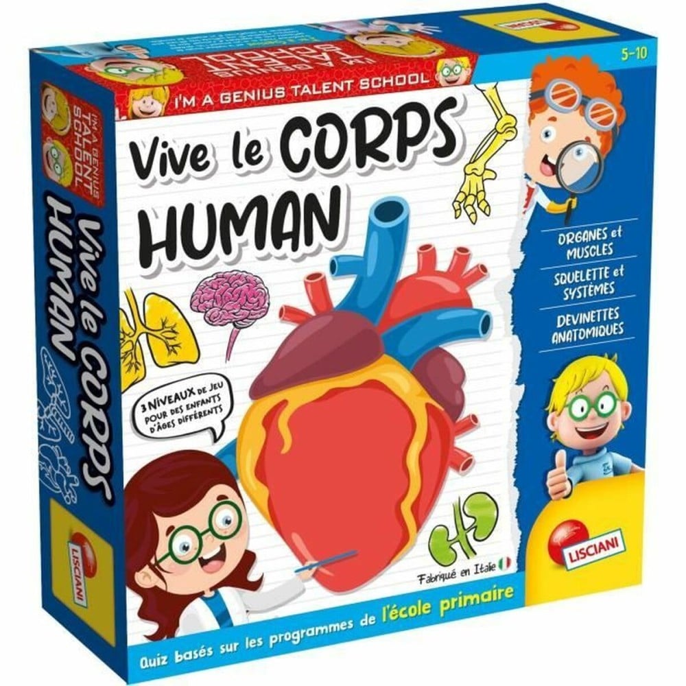 Wissenschaftsspiel Lisciani Giochi A game about the human body (FR)