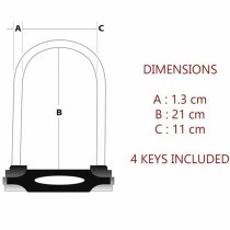 Key padlock Master Lock Red