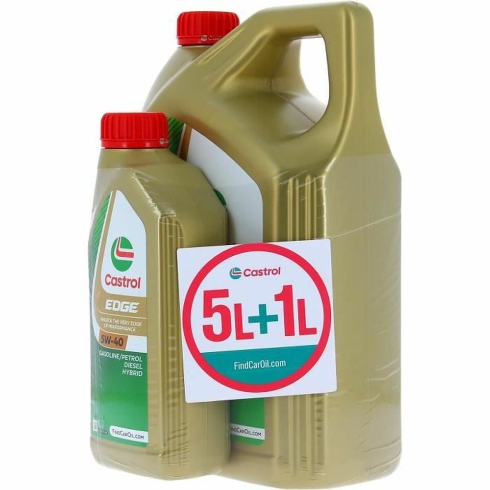 Huile de moteur pour voiture Castrol Edge 5W 40 6 L