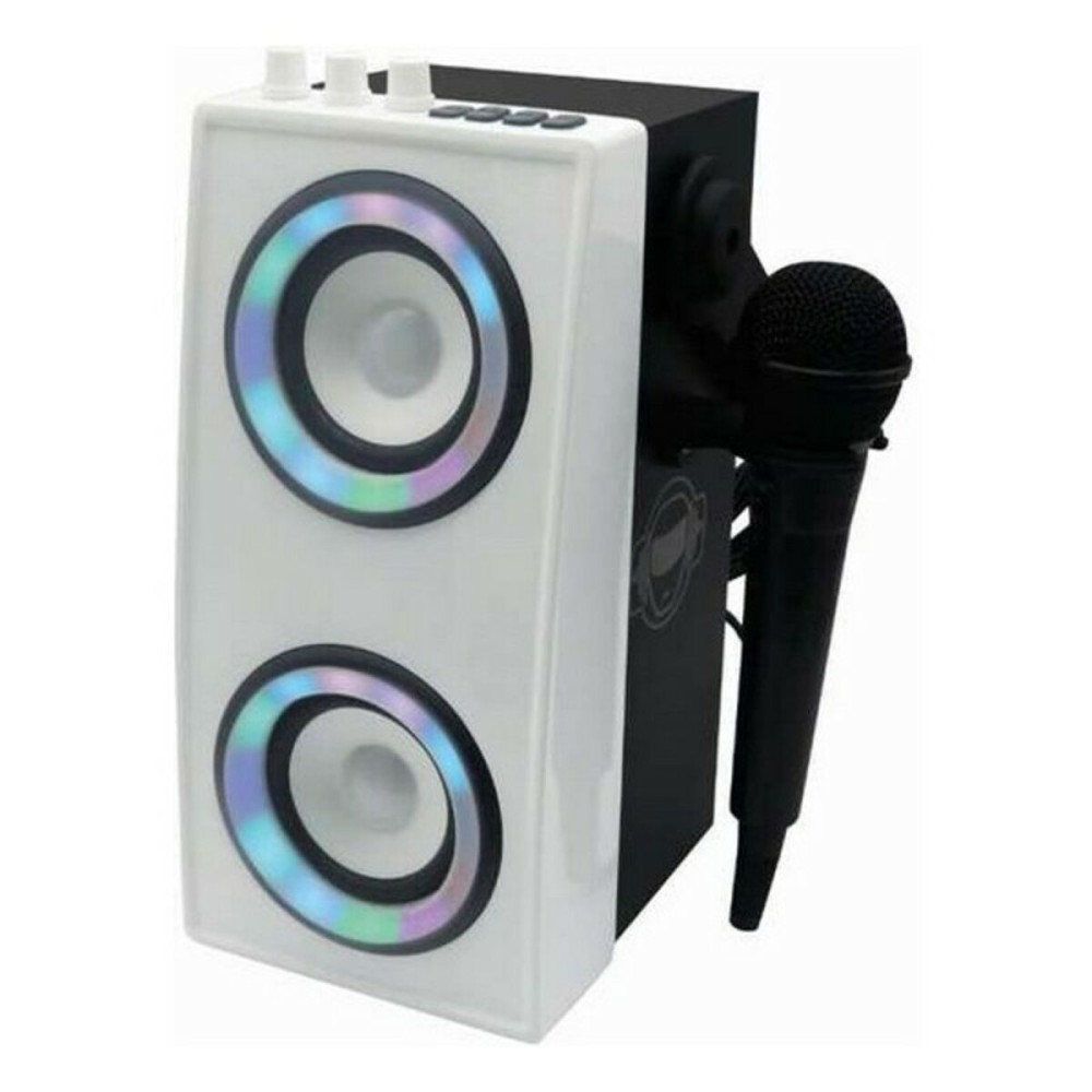 Haut-parleur portable iParty Lexibook BTP180Z Bluetooth Blanc