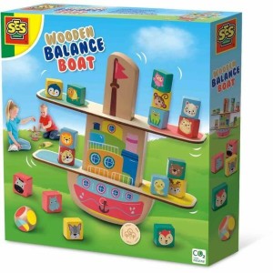 Educational Game SES Creative Wooden balance boat