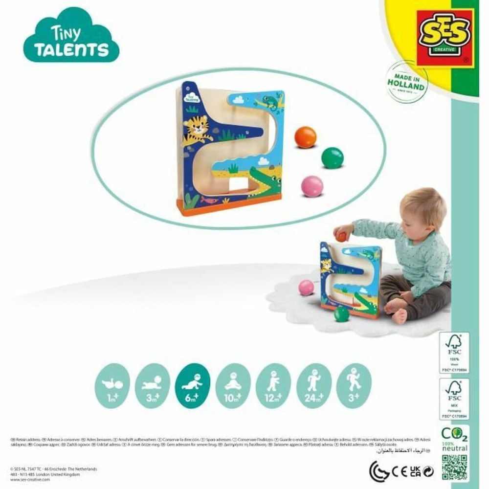 Educational Game SES Creative Wooden ball circuit