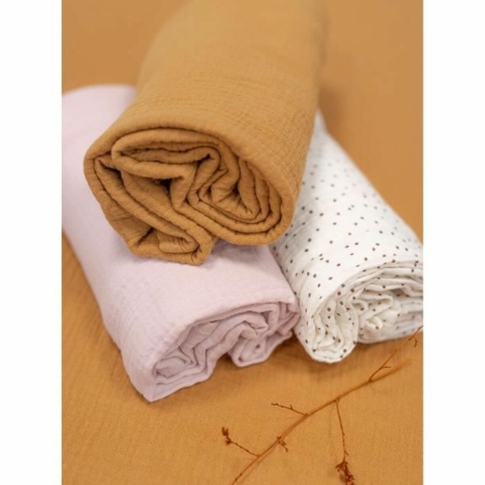 Muslin Domiva Caramel 100 x 100 cm