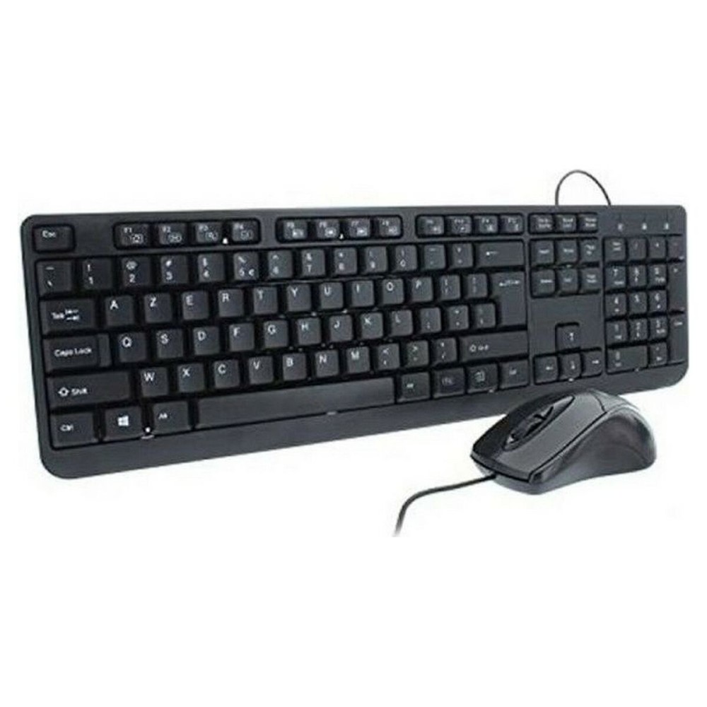 Keyboard and Mouse Mobility Lab ML309415 AZERTY Black