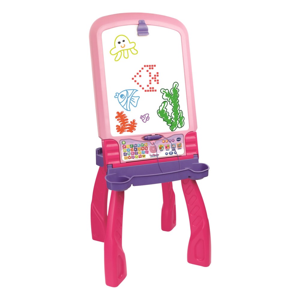 Tableau Interactif Vtech Magi chevalet interactif 3 en 1 rose (FR)