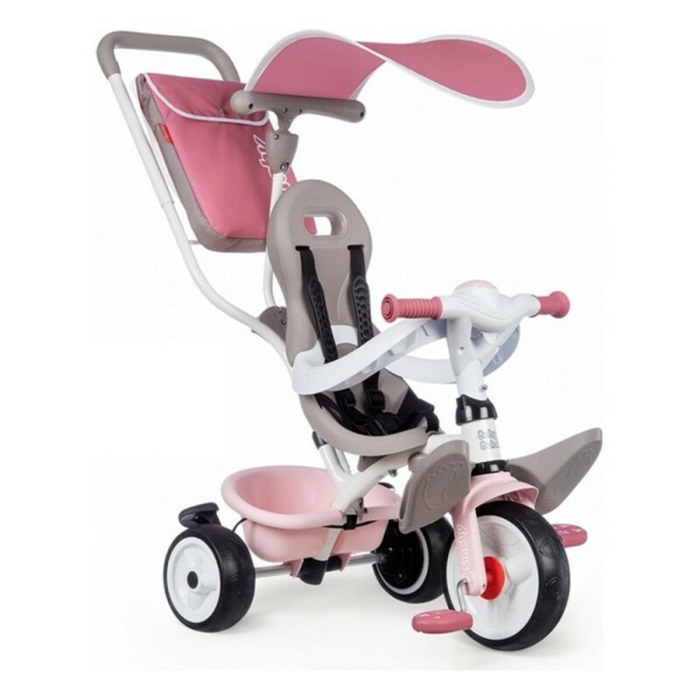 Tricycle Smoby 7600741401 Rose 3-en-1 (68 x 52 x 101 cm)