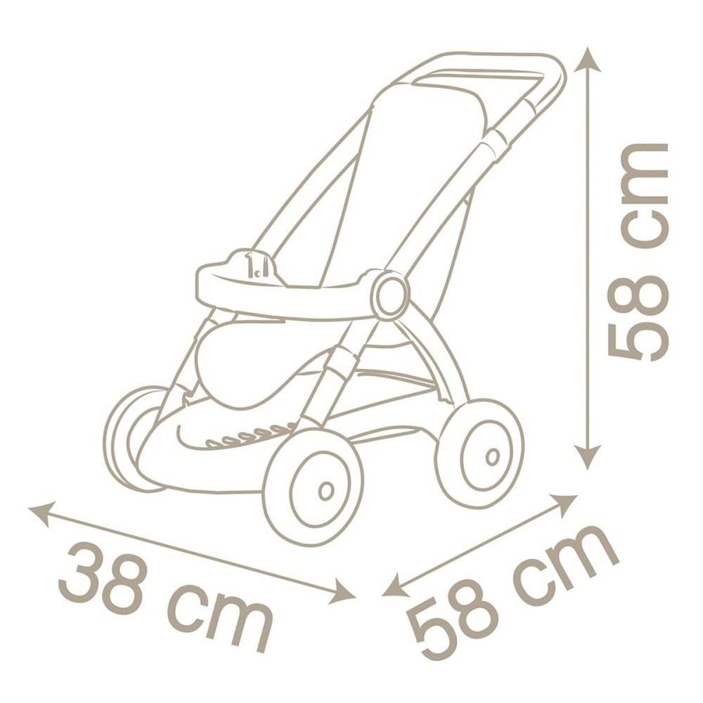 Poussette pour poupées Smoby Stroller (58 cm)