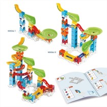 Murmel-Set Vtech Marble Rush Marble Run - Beginner Set Rundkurs + 4 Jahre Rennbahn mit Rampen 47 Stücke