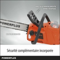 Tronçonneuse à batterie Powerplus 35 cm