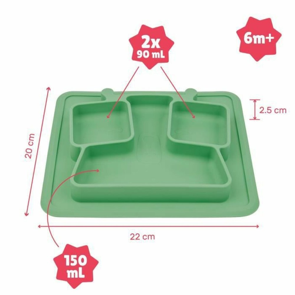 Plate Badabulle B005215 Silicone Children's