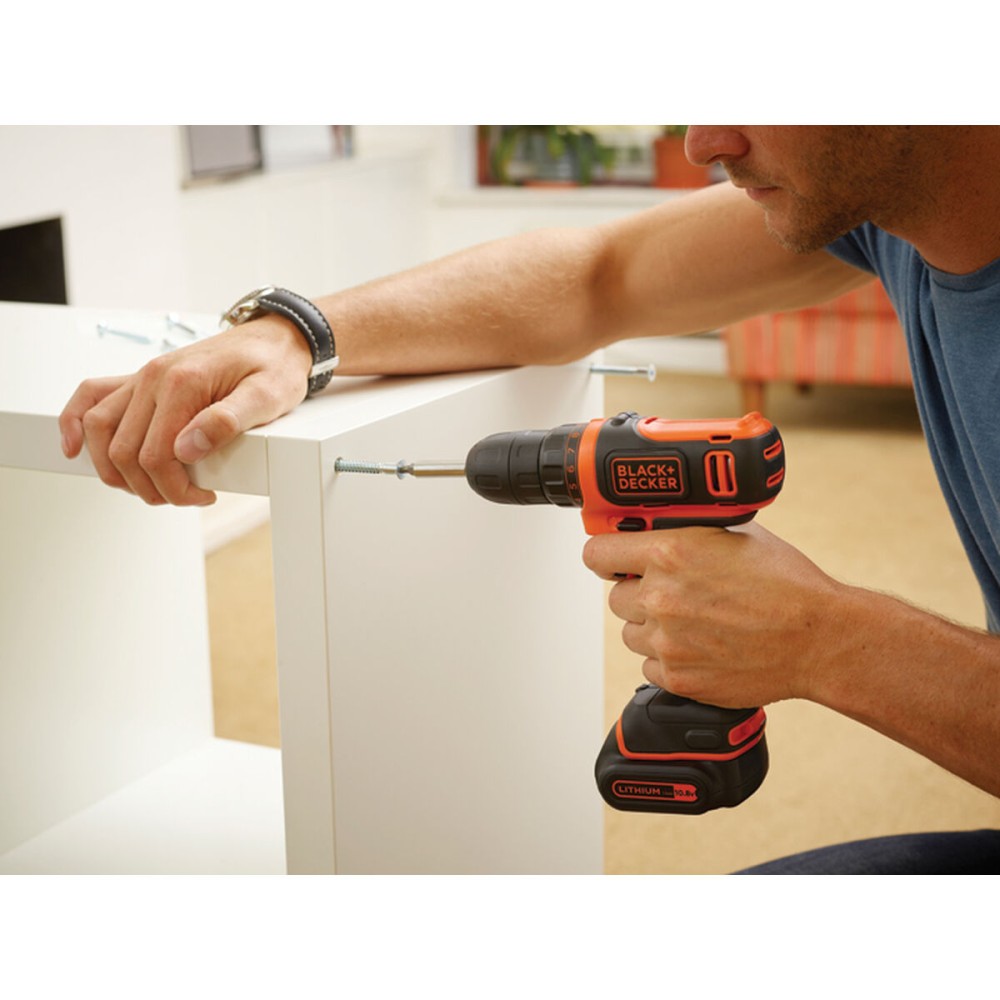 Tournevis Black & Decker BDCDD12KB-QW 10,8 V