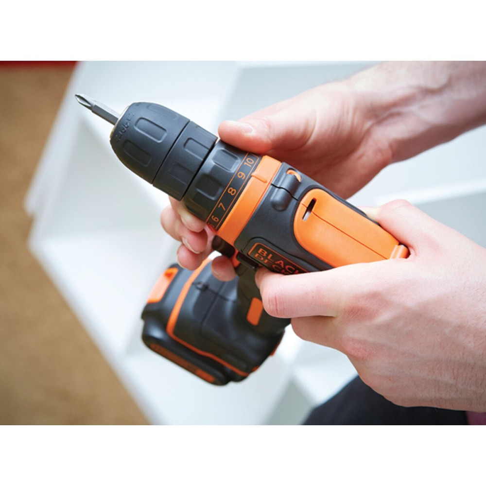 Tournevis Black & Decker BDCDD12KB-QW 10,8 V