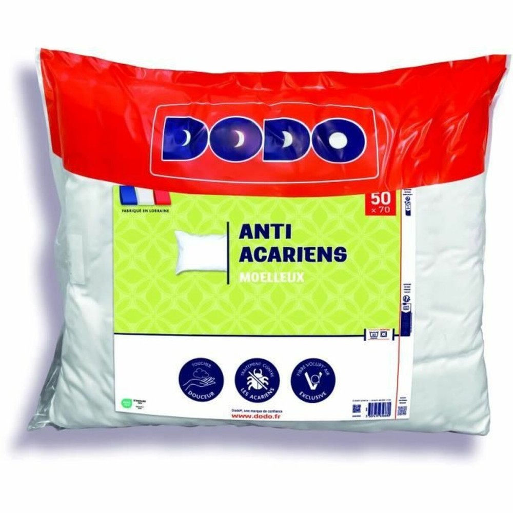 Pillow DODO White 50 x 70 cm Anti-dust mite