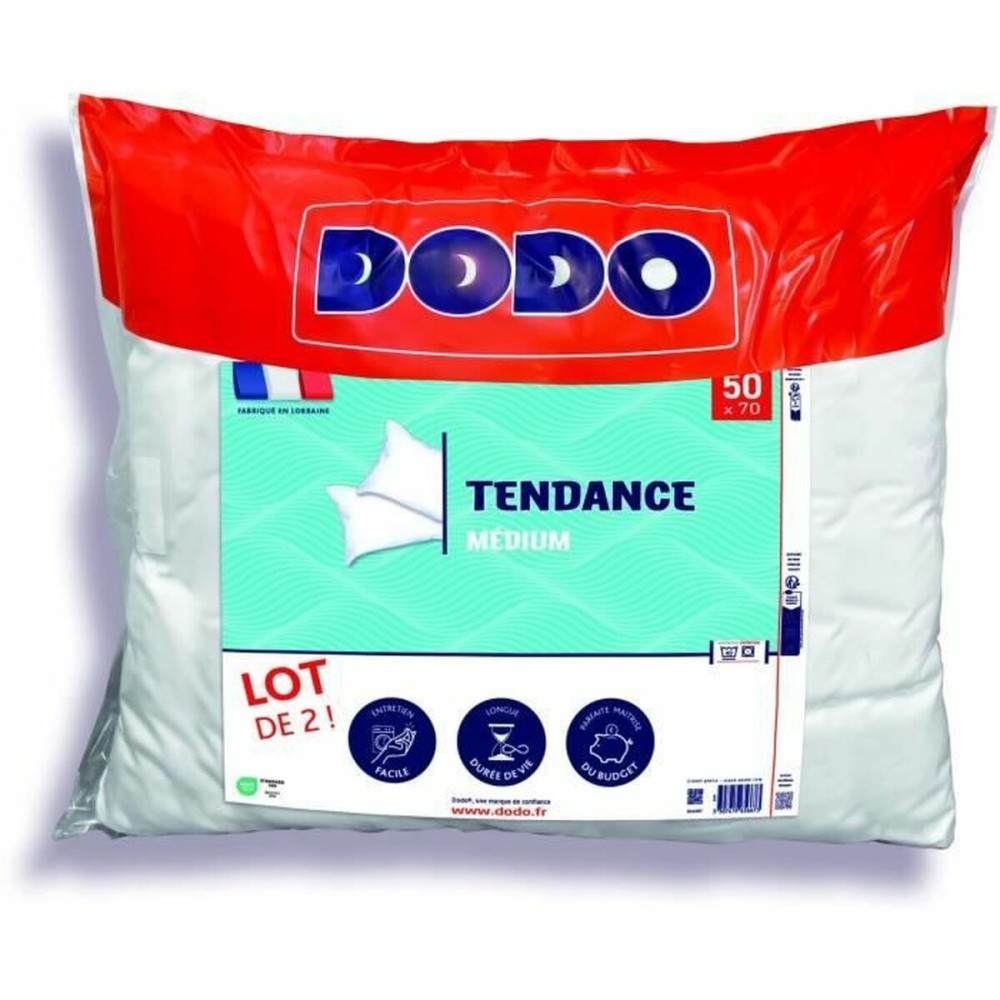 Kissen DODO Tendance Weiß 50 x 70 cm 2 Stück