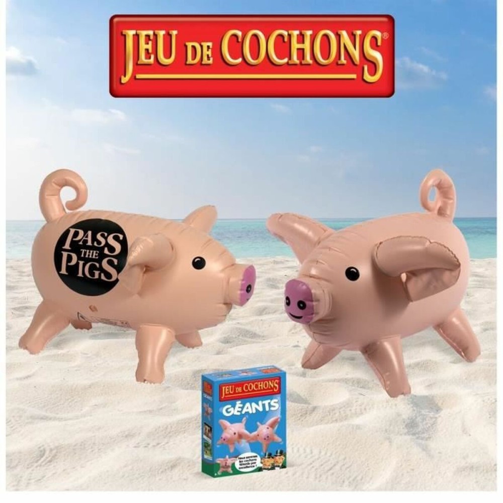 Aufblasbar Winning Moves Jeu de Cochons Geants (FR)