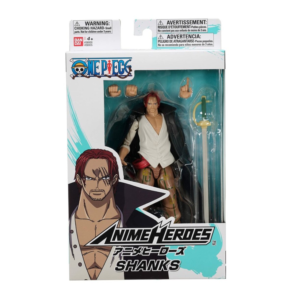 Action Figure One Piece Bandai Anime Heroes: Shanks 17 cm