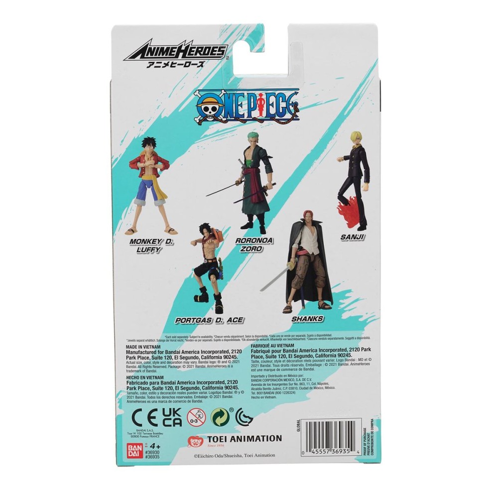 Actionfiguren One Piece Bandai Anime Heroes: Shanks 17 cm