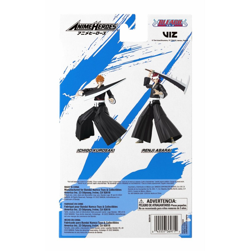 Action Figure Bandai Bleach - Anime Heroes: Ichigo Kurosaki 17 cm