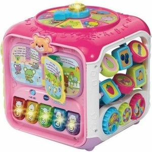 Jouet Educatif Vtech Baby Super cube des découvertes rose