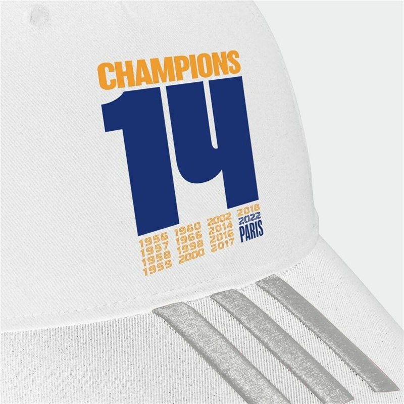 Sportkappe Adidas Real Madrid UCL Champions Weiß (Einheitsgröße)