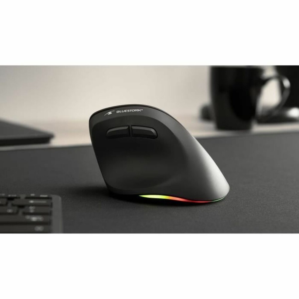 Souris Bluetooth Sans Fil Bluestork M-WL-ERGO-LUMI Noir