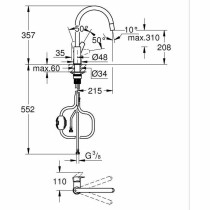 Mischbatterie Grohe Start Edge