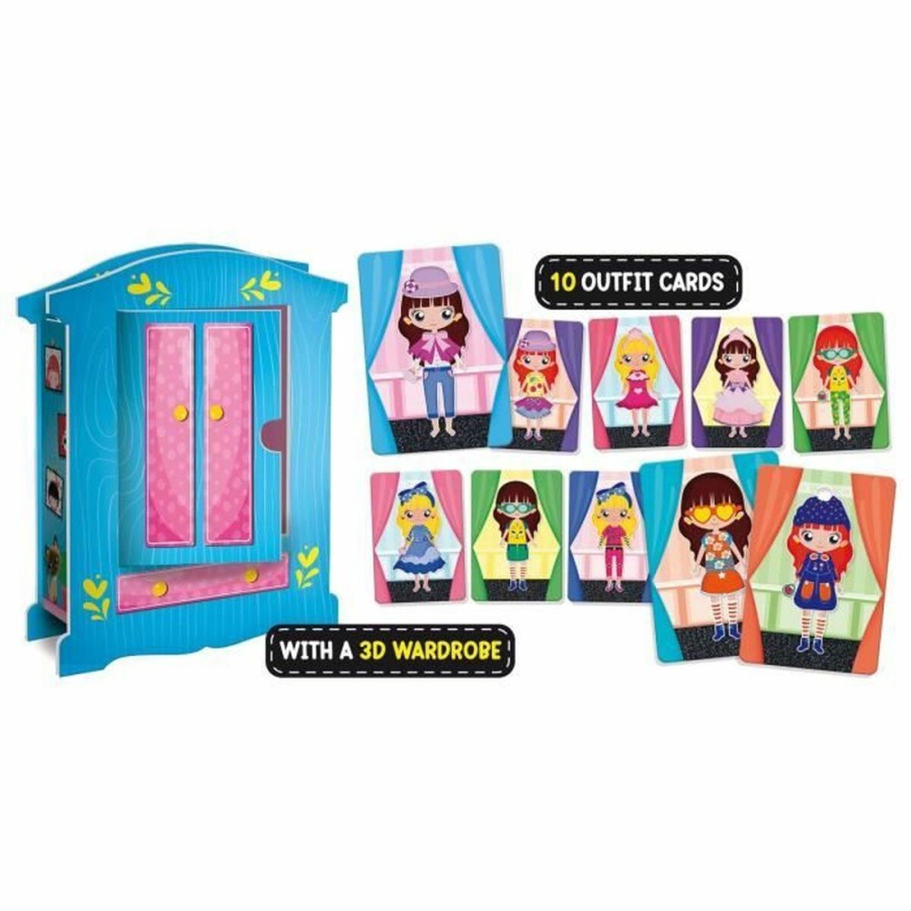 Educational Game Lisciani Giochi Magnetic Fashion Doll (FR)