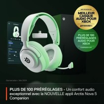 Headphones with Microphone SteelSeries Arctis Nova 5X White