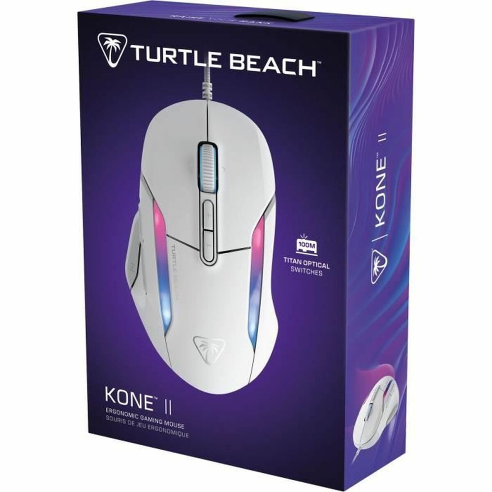 Optical mouse Turtle Beach Kone II White 26000 DPI