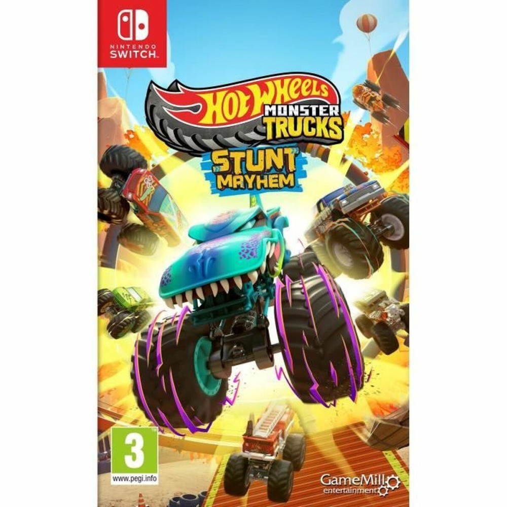 Jeu vidéo pour Switch Just For Games Hot Wheels Monster Trucks Stunt Mayhem